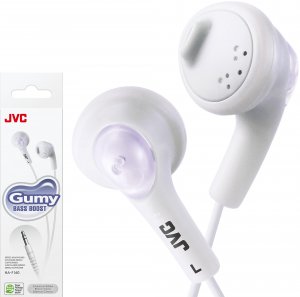 JVC HAF160W Gumy Earbuds (White)