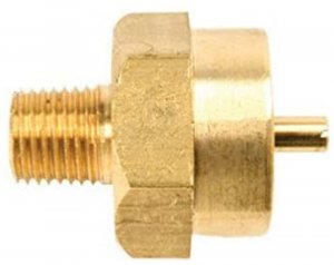 Mr Heater F273754 1/4" Male X 1" 20 Female Throwaway Cylinder Thread