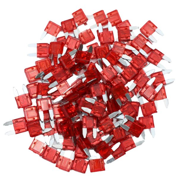 160 Pcs 10Amp Mini Fuse, 10 A Mini Car Blade Automotive Fuses for Car RV Truck SUV Motorcycle Boat