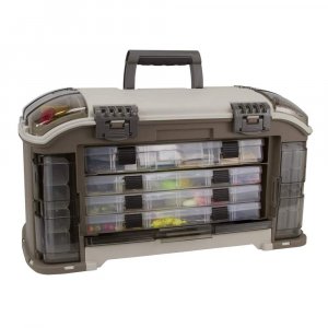 Plano 787010 Guide Series Angled Tackle Box System  Sandstone