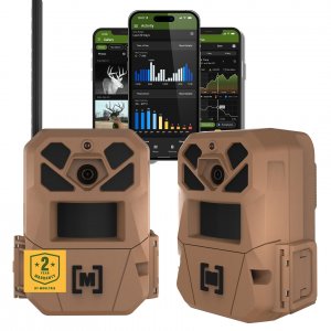 Moultrie Edge 3 Cellular Trail Camera - 2-Pack, 40MP, 0.5s Trigger