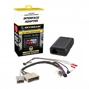 Scosche FD5K-WP Factory Stereo Replacement Interface Adapter Kit, Compatible with Select 2005-2016 Ford, Lincoln & Mercury, Car Radio Wiring Harness, Retains Steering Wheel Controls & OEM Amplifier