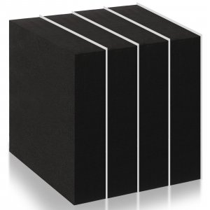 Joyfolk 4 Pcs 1" Thick Foam Padding Sheet with Adhesive Backing Closed Cell