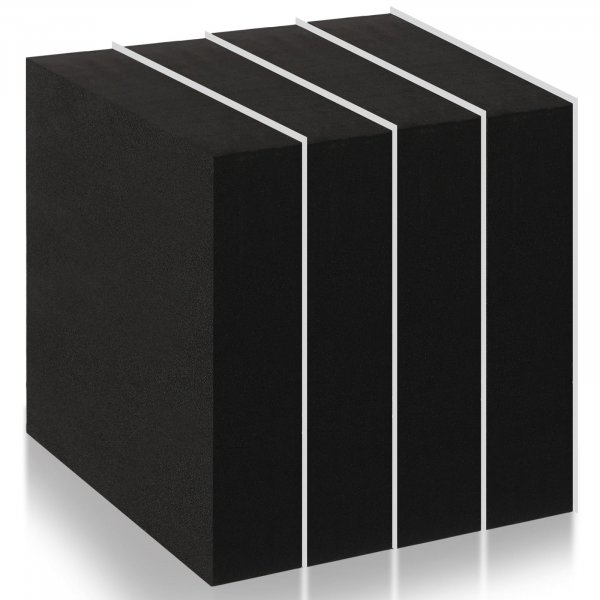 Joyfolk 4 Pcs 1" Thick Foam Padding Sheet with Adhesive Backing Closed Cell