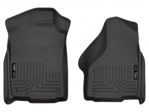 Husky 18031 Liners Front Floor Liners For 02-18 Dodge Ram Truck Front-Black