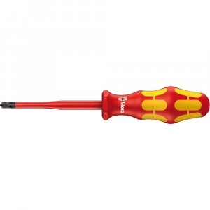 WERA 05006455001 162 is PH/S VDE Insulated Screwdriver with Reduced Blade Diameter for PlusMinus Screws (Phillips/Slotted), # 1 x 80 mm