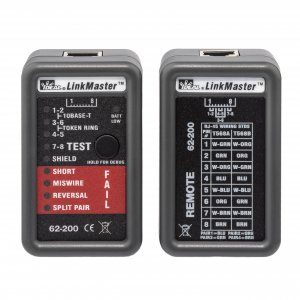 Ideal 62-200 LinkMaster RJ45 CAT5E/6 Ethernet Wiremapper Tester