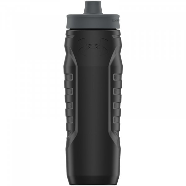 Under Armour Squeeze Water Bottles, 32 oz Water Bottles, Sideline Sports Water Bottle with Quick-Shot Lid, Quick & Easy Hydration, Gym Water Bottles, Squeeze Bottle, 1 32oz Bottle