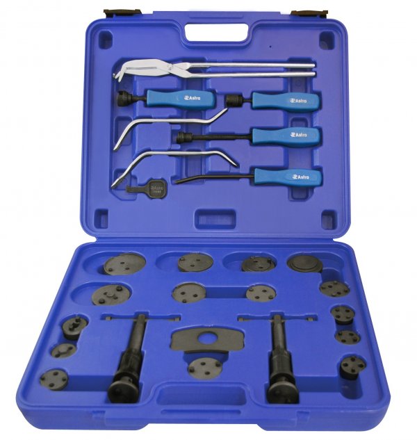 Astro 78619 18pc Brake Caliper Wind Back Tool Set & 8pc Pro Brake Tool Set