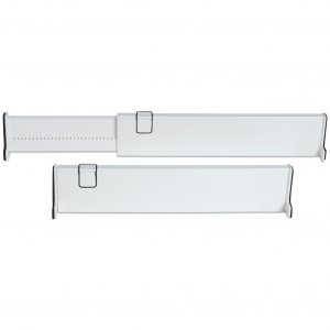 Jobar JB7382 IdeaWorks S/2 Adjustable Drawer Dividers White