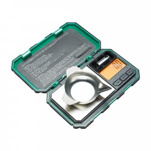 RCBS 1500 Grain Pocket Scale – Digital Reloading – 0.1 Grain – Ready to Use - Green