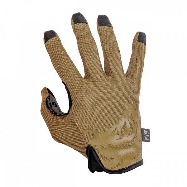 PIG FDT Delta Utility Gloves, Touchscreen Compatible, High Dexterity for Shooting Sports, 1 Pair, Coyote Brown, Large