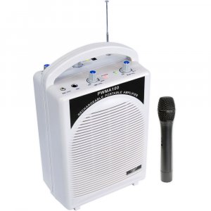 Pyle PWMA100 Rechargeable Portable PA System w/ Wireless MIC