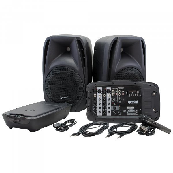 Gemini ES-210MXBLU Portable PA System