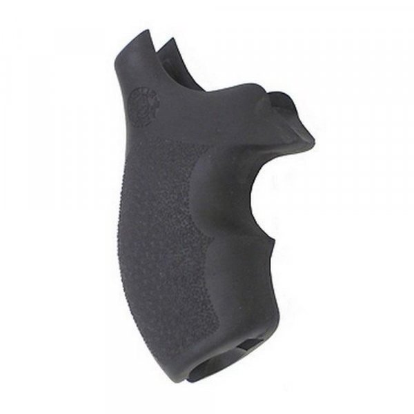 Hogue 61000 S&W J Frame Round Butt Rubber Bantam Style Grip Black