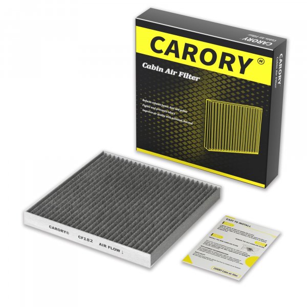 Cabin Air Filter w/Activated Carbon for Honda 2017–2025 CR-V, 2016–2025 Civic, 2009–2020 Fit, 2016–2025 HR-V, 2018–2025 Odyssey, 2010–2022 Insight, 2019–2025 RDX, 2022–2025 MDX, and More, CF182