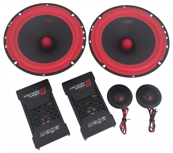 CERWIN-VEGA! Car Audio Speakers Component 6.5 inch 400W /100W RMS 2-Way V465C