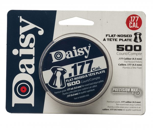 Daisy 987415406 .177 Cal. Flat Pellets  500 Tin