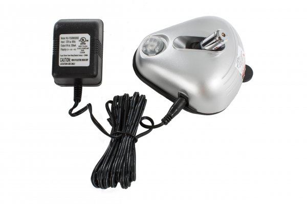 Maxsa 37310 Park Right Single Laser Parking Guide for One-Car Garage, Adjustable Laser, Motion Activated, AC Adapter & Battery Backup, Universal Car and SUV Parking Guide, Silver