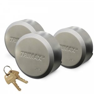 Trimax THP3XL Hockey Puck Internal Shackle Lock Universal Fit (Re-keyable) (2)