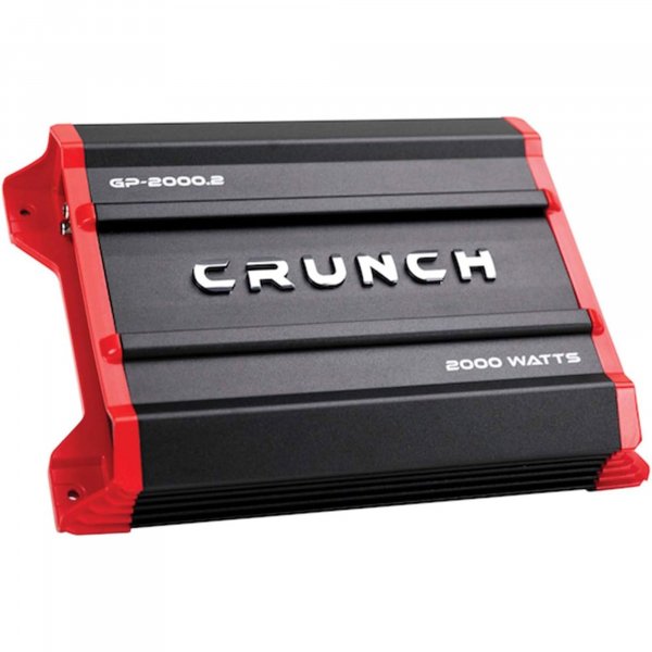 Crunch GP20002 Ground 2 Channel Amplifier, 2000 Watts
