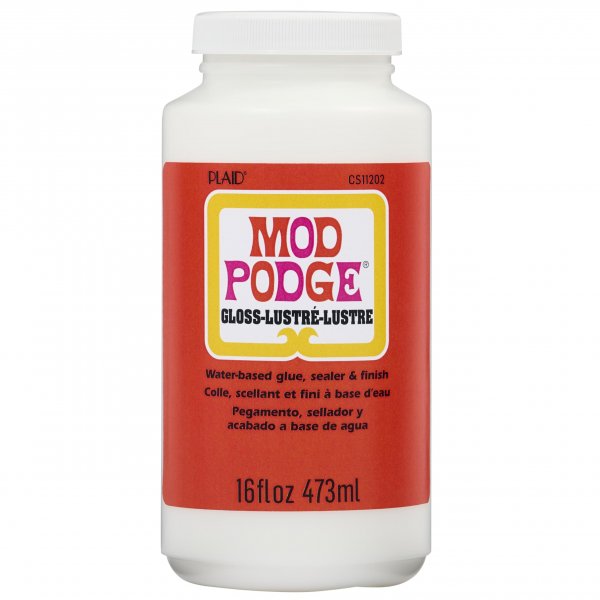 Mod Podge Gloss Sealer, Glue & Finish: All-in-One Craft Solution- Quick Dry, Easy Clean, for Wood, Paper, Fabric & More. Non-Toxic - Craft with Confidence, Made in USA, 16 oz., Pack of 1