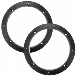 AUTUT Speaker Spacer,6.5 Inch ABS Ring Spacer Speaker Grill Subwoofer Spacer Adapter for Auto Car, 14mm Depth,Pack of 2