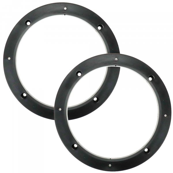 AUTUT Speaker Spacer,6.5 Inch ABS Ring Spacer Speaker Grill Subwoofer Spacer Adapter for Auto Car, 14mm Depth,Pack of 2