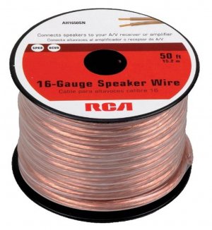 RCA AH1650SR 16-Gauge Speaker Wire (50ft)