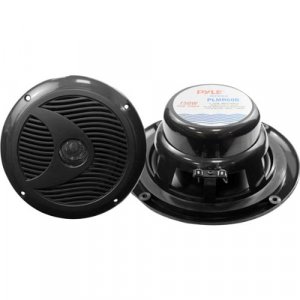Pyle PLMR60B 6.5" 150 Watt Black Marine Speaker pair