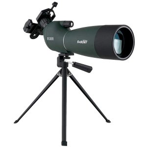 SVBONY SV28 Spotting Scope, Angled 25-75x70 with Tripod for Target Shooting