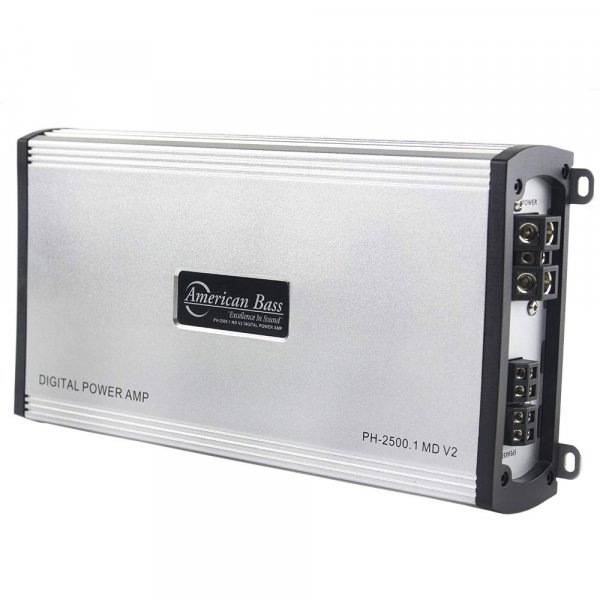 American Bass PH25001MDV2 Amp D Class 1 Ohm Stable 2500 Watts