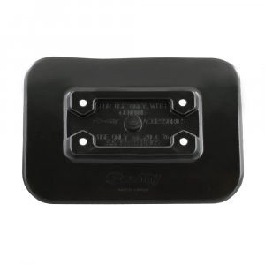 Scotty 0341-BK Glue-On Pad for Inflatable Boats, black