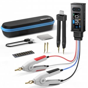 FNIRSI LCR-ST2 100kHz LCR Meter Tweezer SMD & Through-Hole Component Tester