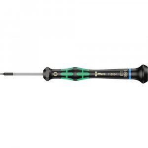Wera - WER118064 05118064001 Kraftform Micro 2054 Hexagon Electronics Precision Screwdriver, 1.3mm Head, 40mm Blade Length