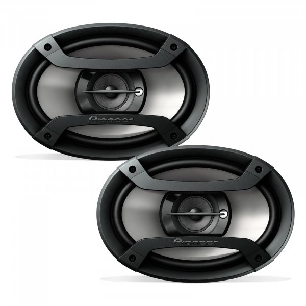 Pioneer TS-F6935R 3-Way Coaxial Car Audio Speakers - 6' x 9' Passive Car Speakers (Pair), 230 W Max Power, Black and Silver