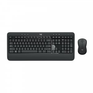 Logitech MK540 Advanced Wireless Keyboard and Mouse Combo for Windows, 2.4 GHz Unifying USB-Receiver, Multimedia Hotkeys, 3-Year Battery Life, for PC, Laptop