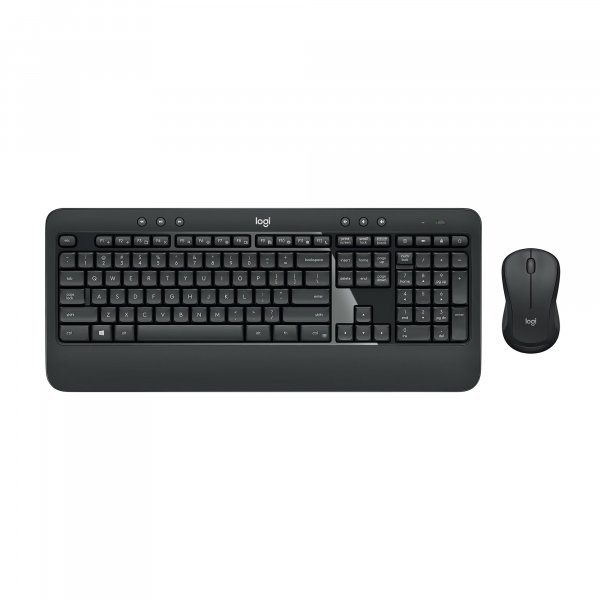 Logitech MK540 Advanced Wireless Keyboard and Mouse Combo for Windows, 2.4 GHz Unifying USB-Receiver, Multimedia Hotkeys, 3-Year Battery Life, for PC, Laptop
