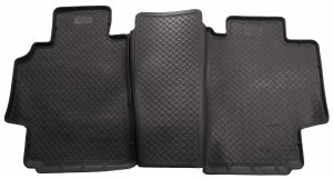 Husky Liners Classic Style Floor Mats | Fits 1998-2001 Dodge Ram 1500 Quad Cab 4-Door & 1998-2002 Dodge Ram 2500/3500 Quad Cab 4-Door | 2nd Row, 2-pc Black - 61711