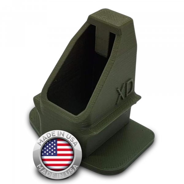 EZMAGLOADER Magazine Loader for the Springfield XD and Hellcat 9mm - Easy Pain Free Loading - Comfortable Grip - Speed Loader Accessories - Large Flanges for Thumb Relief