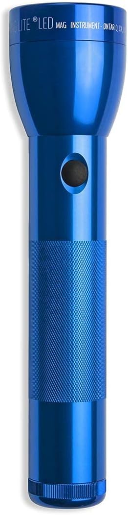 Maglite ML300LS2115 2 Cell D Led Flashlight Blue-Gift Box