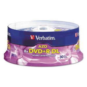 Verbatim 96542 8.5GB Dual-Layer DVD+Rs (30-ct Spindle)