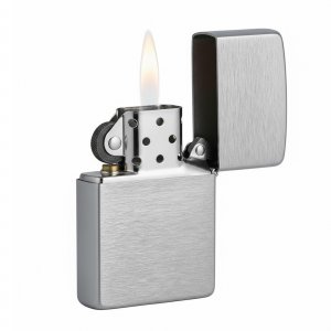 Zippo 200 Windproof Lighter Brushed Chrome