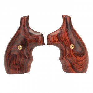 Hogue 61850 J Frame Round Butt Bantam Cocobolo Wood Grips