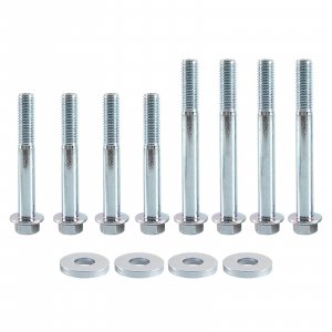 GSTP 12pc Engine Stand Bolt Kit Stand Bolt Flange Compatible with LSX LS LS1 4.8L 5.3L 6.0L 6.2L LR4 LQ4 LS6 LQ9 L33 LS2 LH6 L92 L76 LY2 LY5 LY6 LC9 LFA LH8 LMG