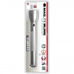 Maglite ML300LS3106 3 Cell D Led Flashlight Silver-Blister Pack