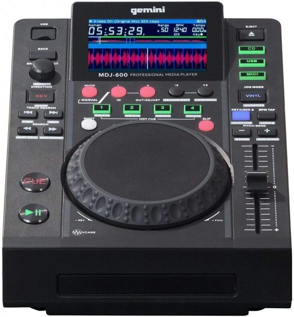 Gemini MDJ-600 MDJ-600 Professional USB & CD Media Player