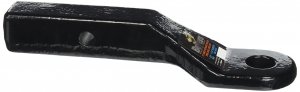 Buyers Products 1803051 Heavy Duty 2" Ball Mount Drawbar Hitch Insert, 2" Drop, Fits 2" Receiver, Accepts 1" or 1‑1/4" Shank Balls, 20,000 lb MGTW, Black Powder Coat