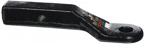 Buyers Products 1803051 Heavy Duty 2" Ball Mount Drawbar Hitch Insert, 2" Drop, Fits 2" Receiver, Accepts 1" or 1‑1/4" Shank Balls, 20,000 lb MGTW, Black Powder Coat