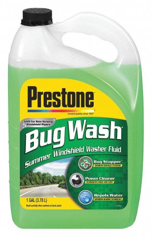 Prestone Bug Wash Windshield Washer Fluid, 1 Gallon